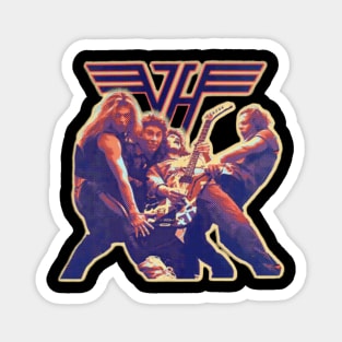 V for Van H for Halen Magnet