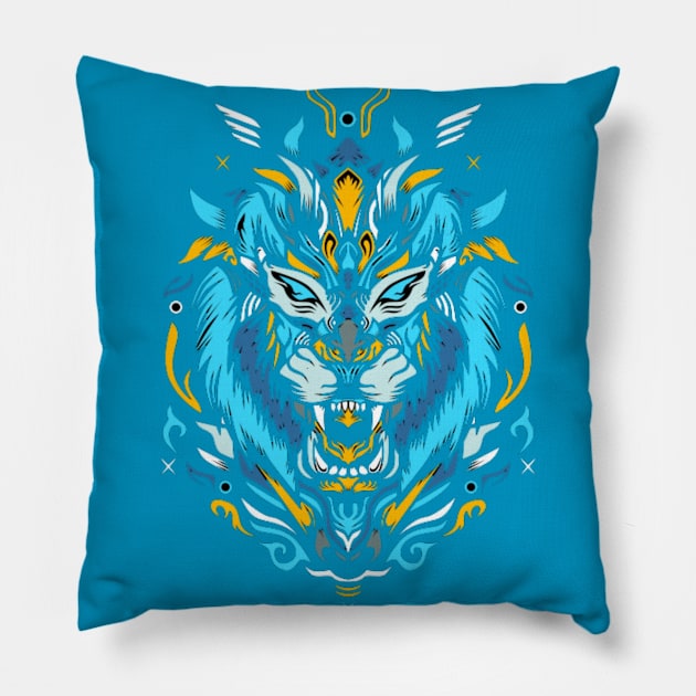 Lion design Pillow by Animalsdesign