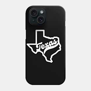 Texas State Map Phone Case