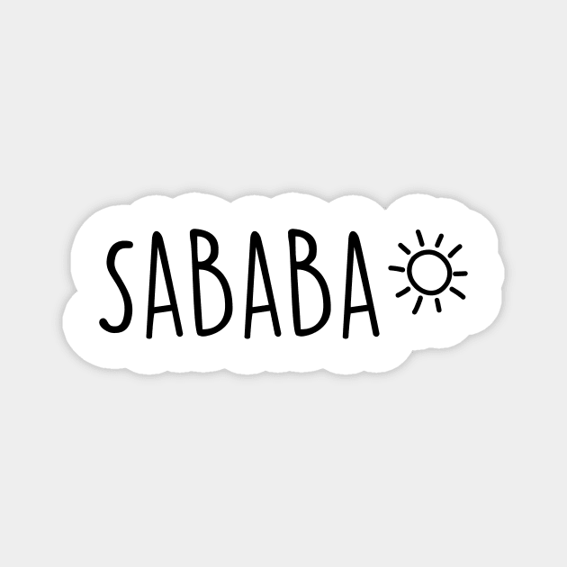 Sababa Magnet by marissasiegel