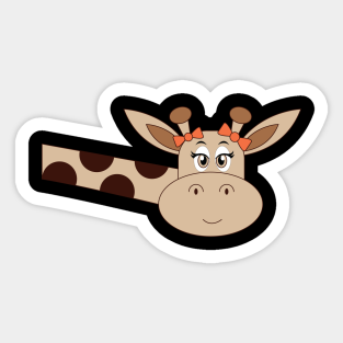 Cute Giraffe Stickers Teepublic