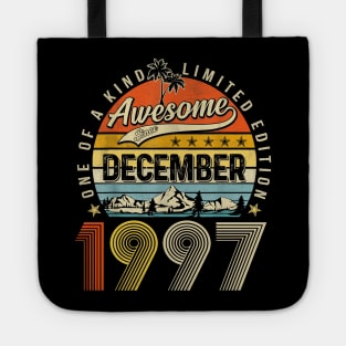 Awesome Since December 1997 Vintage 26th Birthday Tote