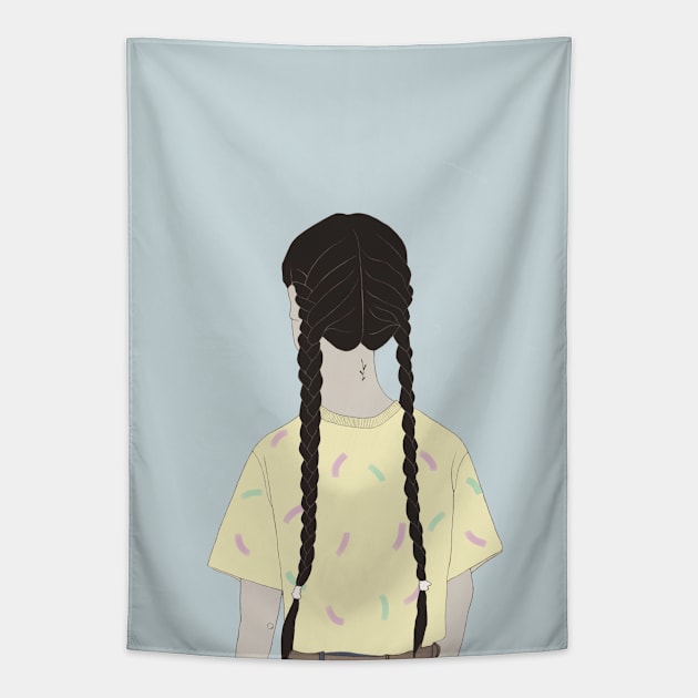 Braids Tapestry by jyxchen