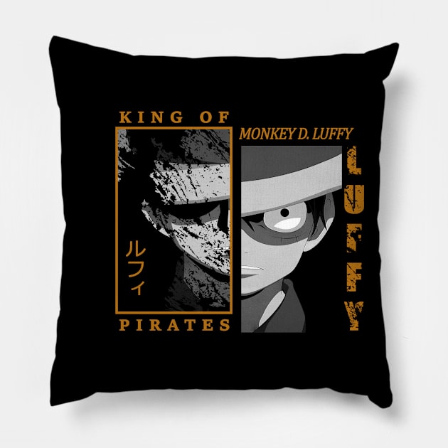 Pirate King Pillow by peekxel