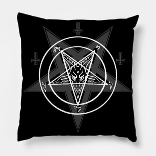 Sigil of Baphomet - Pentagram, Devil, Dark Art, Leviathan, Samael, Lilith, 666 Sticker Pillow