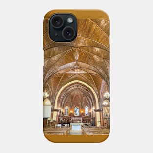 St Paul Parish Interior Charlottetown PEI Phone Case