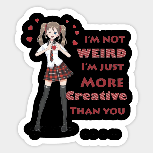 Best Birthday Gift Idea For Men Women Anime And Manga Lover Anime Gift Sticker Teepublic