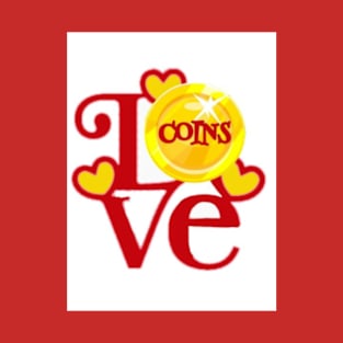 Red & Yellow Love Coins T-Shirt