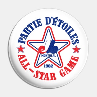 Defunct 80s Montreal Baseball All Star Pin