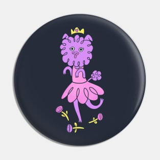 Poodle Ballerina Pin