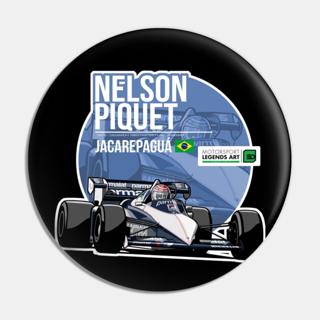 Nelson Piquet 1983 Jacarepagua Pin by stevenmsparks