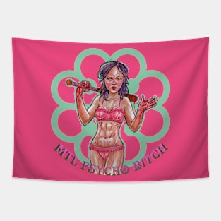 mtl psycho bitch Tapestry