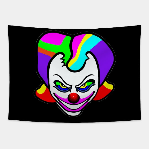 Circus Clown Tapestry by Nuletto