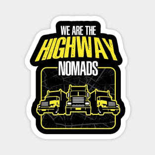 Funny Trucker Truck Driver Big Rig Semi 18 Wheeler Trucking Magnet