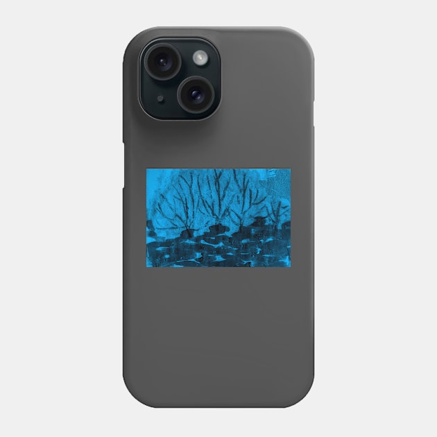 Blue land Phone Case by bunlinked