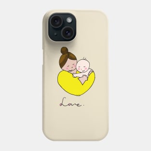 mom and baby love Phone Case