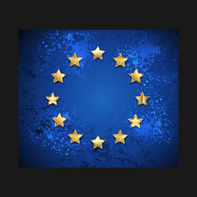 Grungy European Union symbol by Blackmoon9