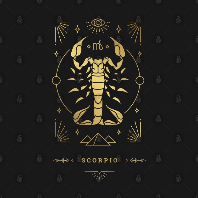 Scorpio - Scorpio Zodiac Birthday by Kudostees