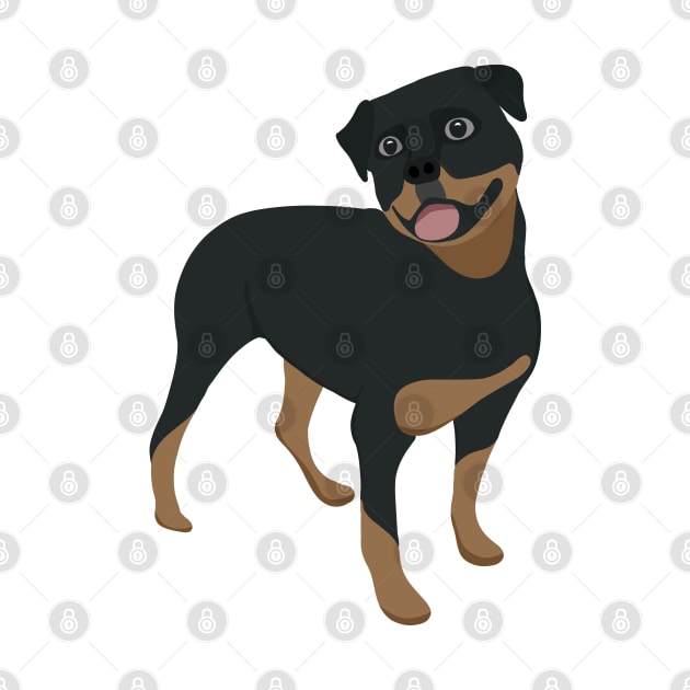 Rottweiler Dog by yellowkats