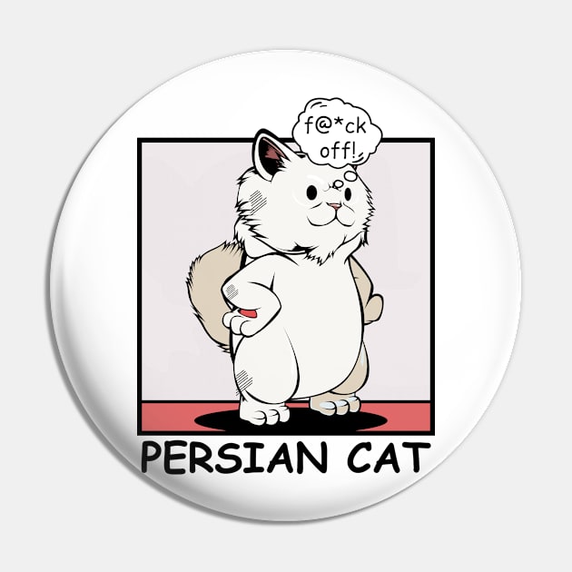 Persian Cat Pin by Lumio Gifts