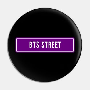 BTS Street Sign Pin