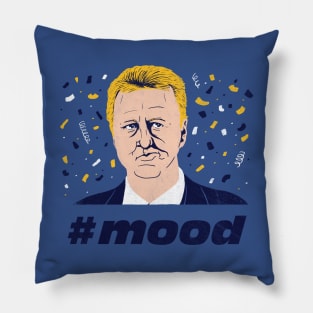 Larry Bird Face Pillow