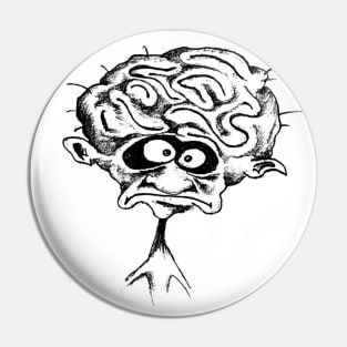 Brain Indigestion Pin