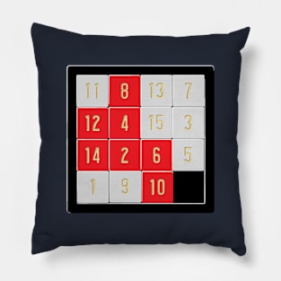 Slide Puzzle (jumbled) Pillow