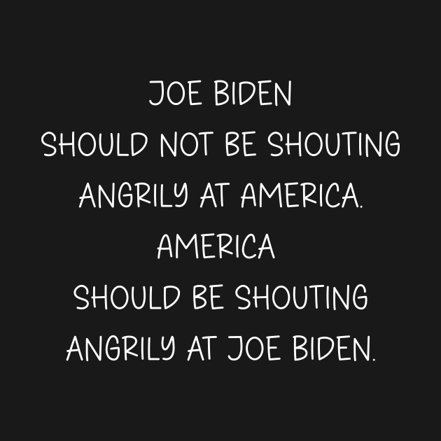 Funny Anti Joe Biden 2024 Pro America Democrat Political Humor by ANAREL