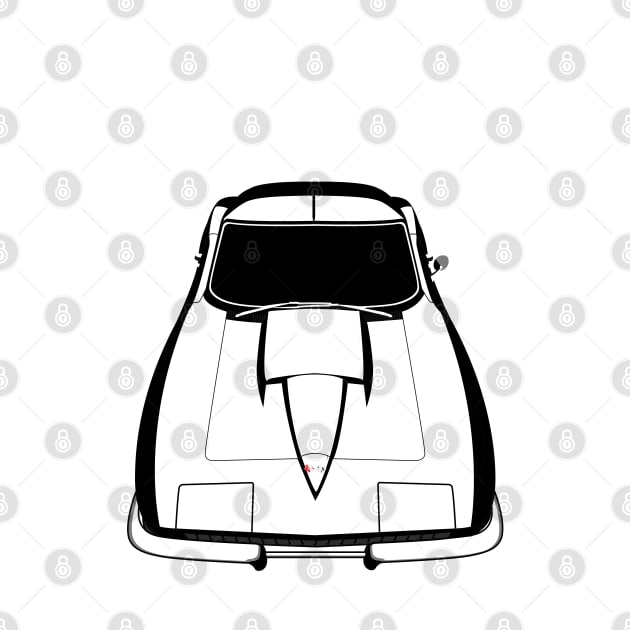 Corvette C2 - White line by V8social