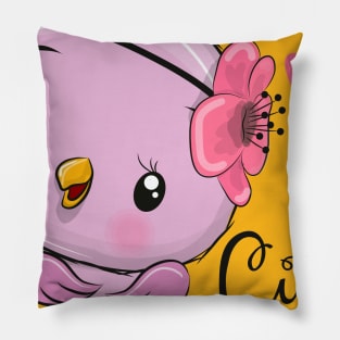 Cute Cartoon Bird Pillow