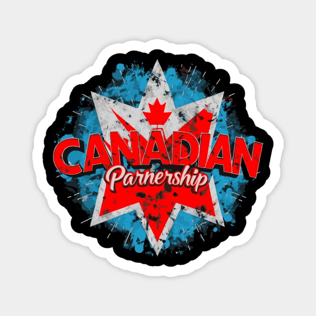 "Maple Unity - Canadian Partnership" Magnet by ConsignStore