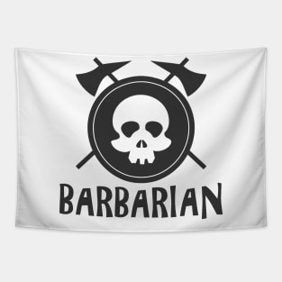 Barbarian Logo Tapestry