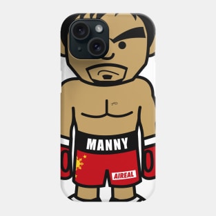 Angry Pacquiao Cartoon by AiReal Apparel Phone Case