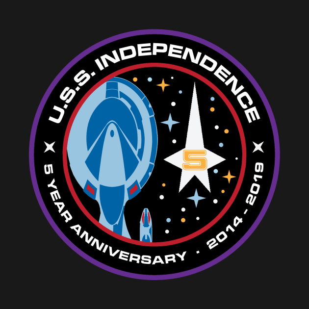 USS Independence 5-year Logo by USS_Independence_Haberdashery