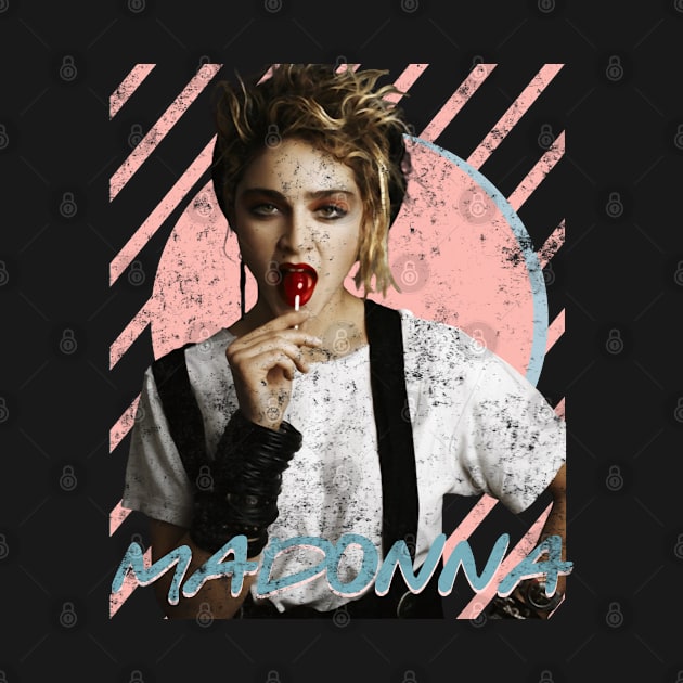 Madonna Original 80s Vintage Style Design by Yuri's art