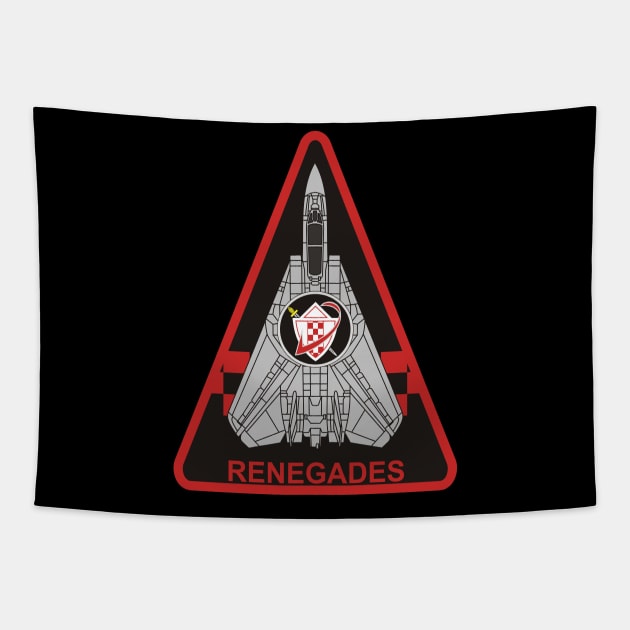 F14 Tomcat - VF24 Renegades Tapestry by MBK