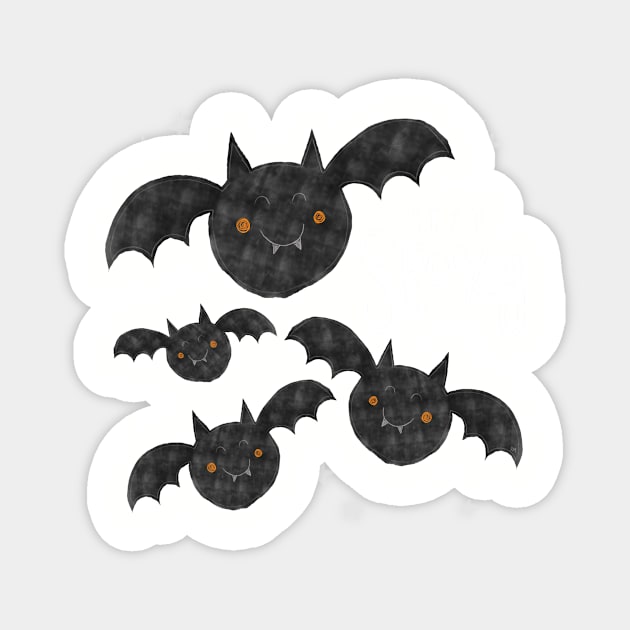 Stay Spooky Bats Magnet by RuthMCreative