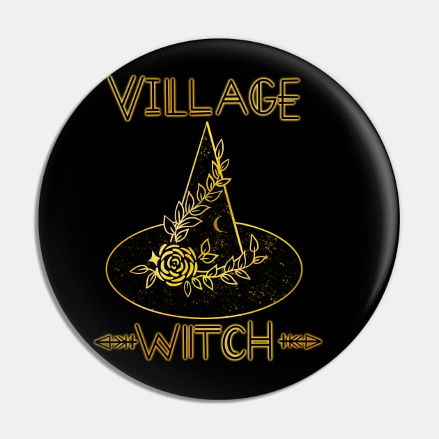 Village witch Pin by TheRainbowPossum