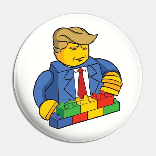 toilet mangfoldighed Fern Lego Donald Trump - Trump - Pin | TeePublic