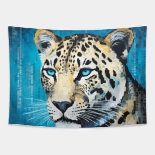 Leopard Animal Art Decor Paint Mosaic Tapestry