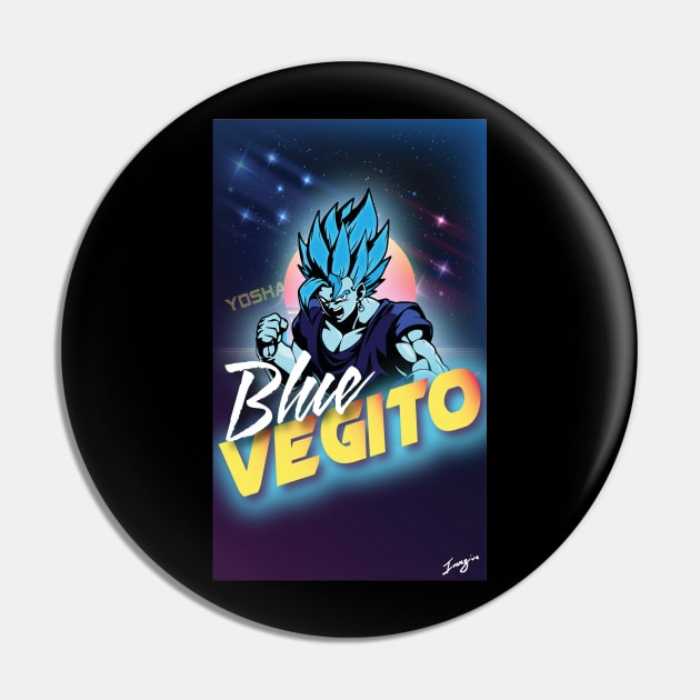 Blue Vegito Pin by invazive