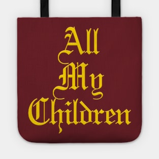 All My Children TV Show Family Album Logo Tote