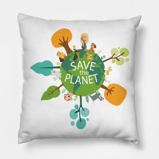 Save the Planet Pillow