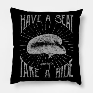 Have A Seat Take A Bike Ride Pillow