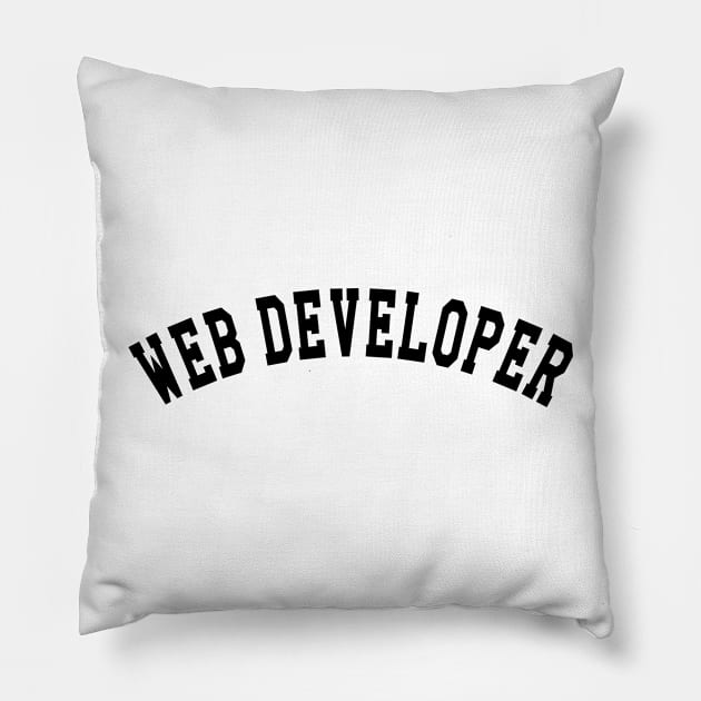 Web Developer Pillow by KC Happy Shop