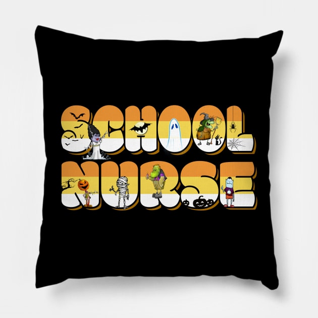 Halloween School Nurse Pillow by Duds4Fun