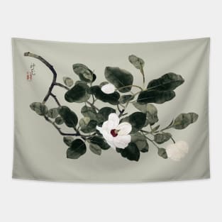 Flowering Magnolia Branch Tapestry