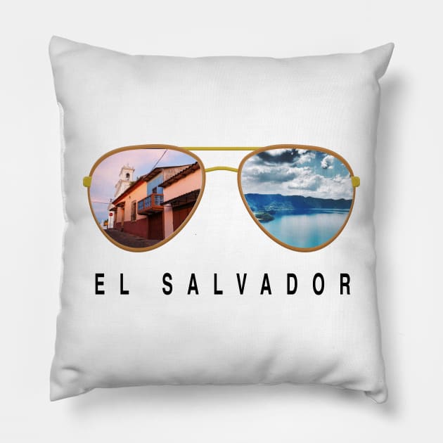 El Salvador Sunglasses Pillow by JayD World