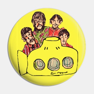 Yellow Submarine 5 August 1966 Pin